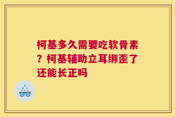 柯基多久需要吃软骨素？柯基辅助立耳绑歪了还能长正吗