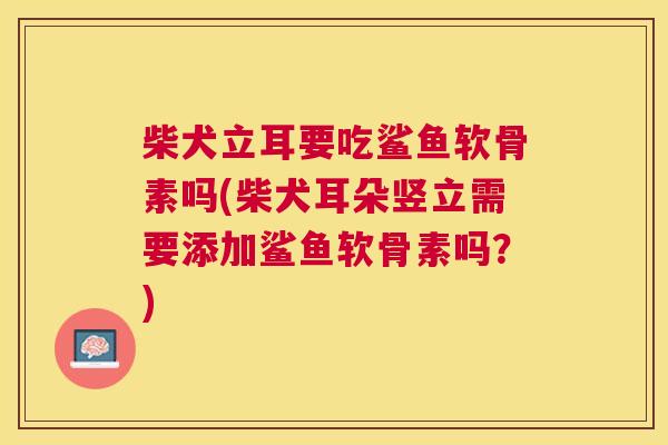柴犬立耳要吃鲨鱼软骨素吗(柴犬耳朵竖立需要添加鲨鱼软骨素吗？)