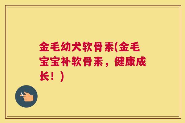 金毛幼犬软骨素(金毛宝宝补软骨素，健康成长！)