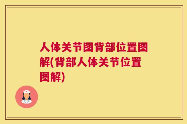 人体关节图背部位置图解(背部人体关节位置图解)