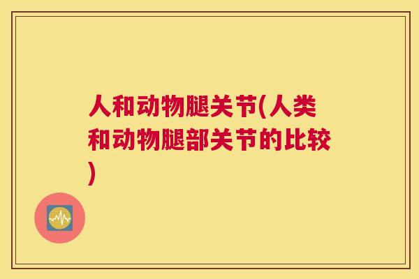 人和动物腿关节(人类和动物腿部关节的比较)