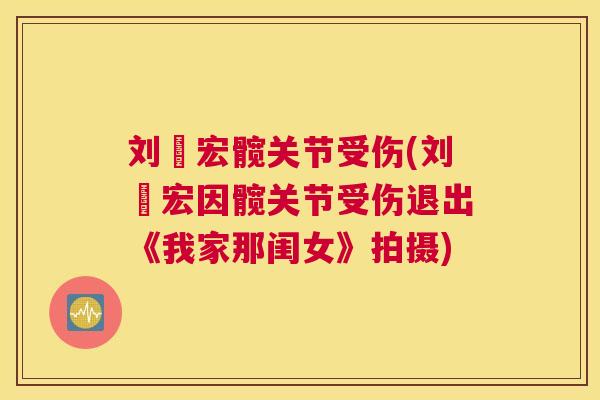 刘畊宏髋关节受伤(刘畊宏因髋关节受伤退出《我家那闺女》拍摄)