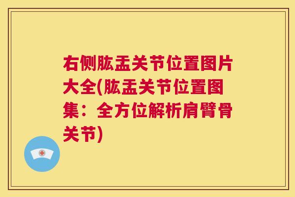 右侧肱盂关节位置图片大全(肱盂关节位置图集：全方位解析肩臂骨关节)