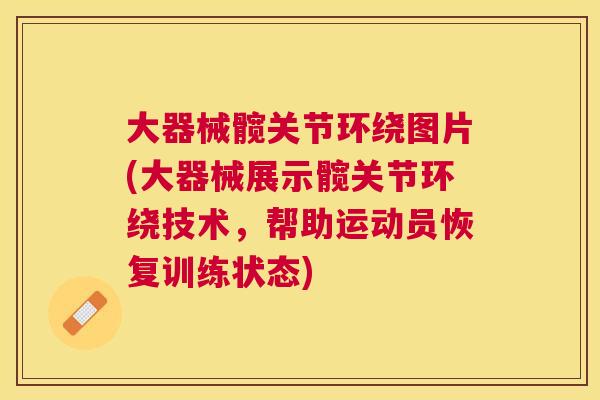 大器械髋关节环绕图片(大器械展示髋关节环绕技术，帮助运动员恢复训练状态)