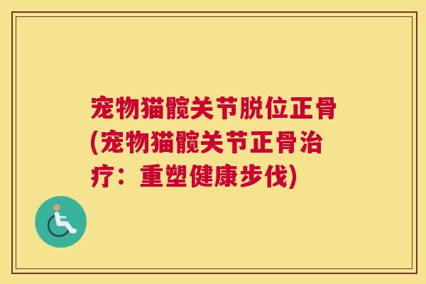 宠物猫髋关节脱位正骨(宠物猫髋关节正骨:重塑健康步伐) 宠物猫髋关节脱位正骨(宠物猫髋关节正骨:重塑健康步伐)