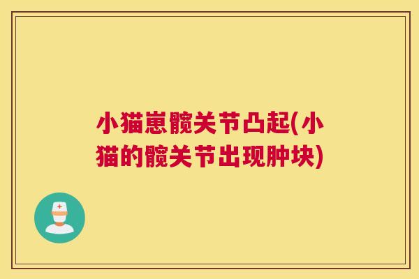 小猫崽髋关节凸起(小猫的髋关节出现肿块)