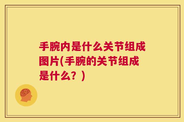 手腕内是什么关节组成图片(手腕的关节组成是什么？)