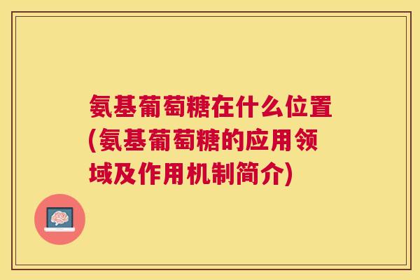 氨基葡萄糖在什么位置(氨基葡萄糖的应用领域及作用机制简介)