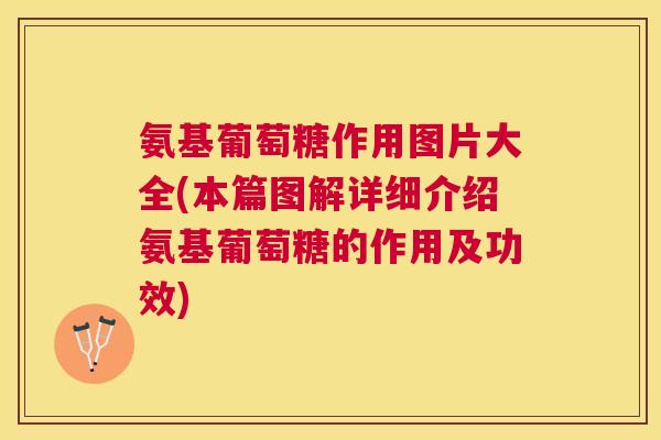 氨基葡萄糖作用图片大全(本篇图解详细介绍氨基葡萄糖的作用及功效) 氨基葡萄糖作用图片大全(本篇图解详细介绍氨基葡萄糖的作用及功效)