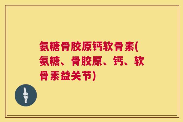 氨糖骨胶原钙软骨素(氨糖、骨胶原、钙、软骨素益关节)