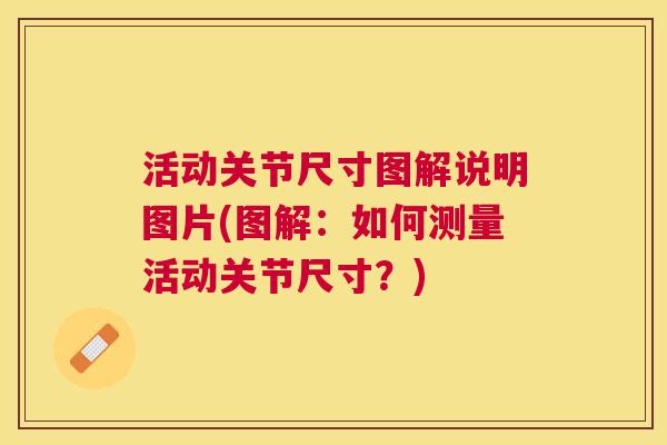 活动关节尺寸图解说明图片(图解：如何测量活动关节尺寸？)