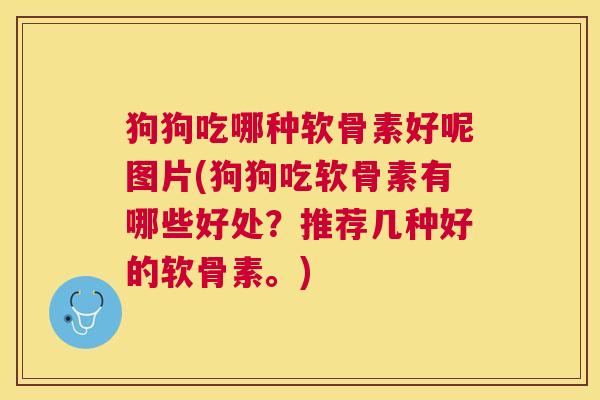 狗狗吃哪种软骨素好呢图片(狗狗吃软骨素有哪些好处？推荐几种好的软骨素。)