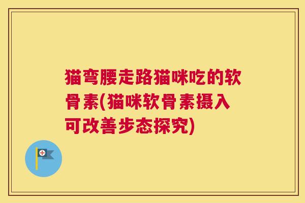 猫弯腰走路猫咪吃的软骨素(猫咪软骨素摄入可改善步态探究)