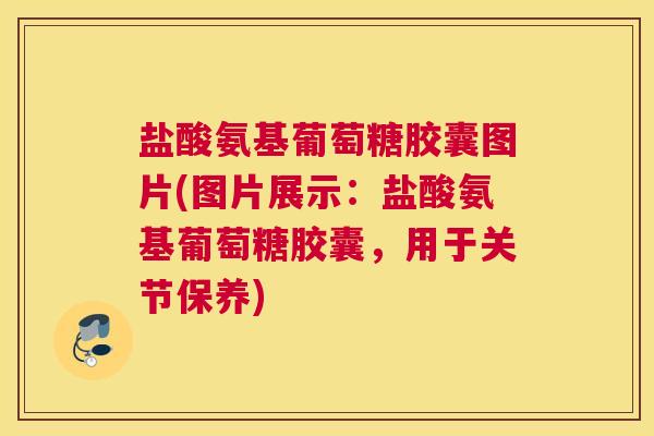 盐酸氨基葡萄糖胶囊图片(图片展示：盐酸氨基葡萄糖胶囊，用于关节保养)