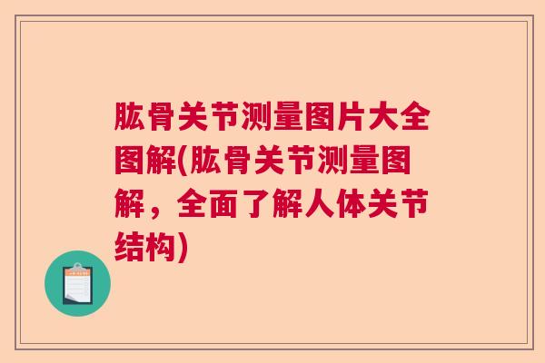 肱骨关节测量图片大全图解(肱骨关节测量图解,全面了解人体关节结构) 肱骨关节测量图片大全图解(肱骨关节测量图解,全面了解人体关节结构)