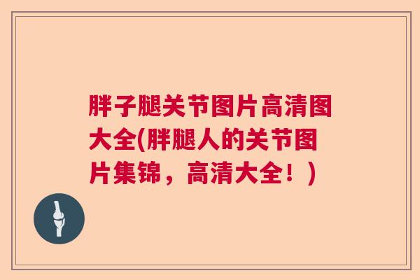 胖子腿关节图片高清图大全(胖腿人的关节图片集锦,高清大全!) 胖子腿关节图片高清图大全(胖腿人的关节图片集锦,高清大全!)