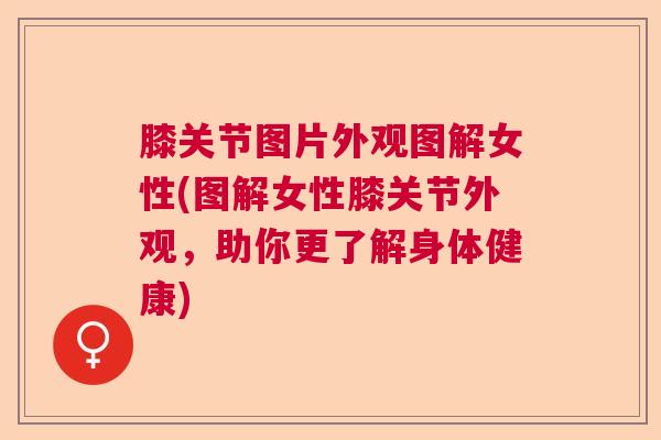 膝关节图片外观图解女性(图解女性膝关节外观，助你更了解身体健康)