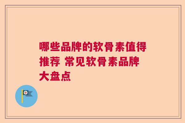 哪些品牌的软骨素值得推荐 常见软骨素品牌大盘点 哪些品牌的软骨素值得推荐 常见软骨素品牌大盘点