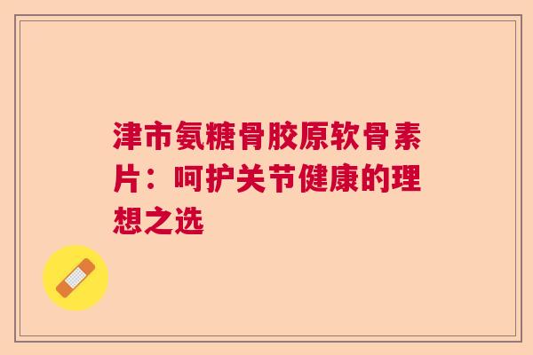 津市氨糖骨胶原软骨素片：呵护关节健康的理想之选